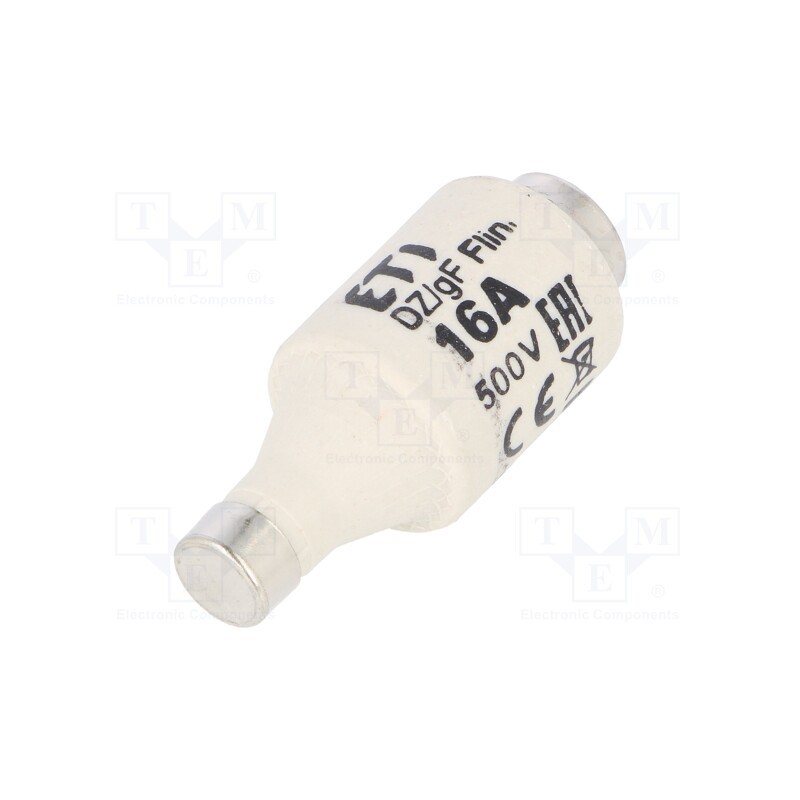 1 pcs x ETI POLAM - 2312105 - Fuse: fuse, quick blow, 16A, 500VAC, 440VDC, ceramic, DII, D