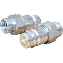 Pressure gauge with a set of euro quick connectors 0 400 bar