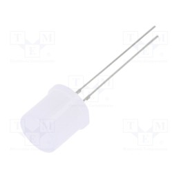 1 pcs x OPTOSUPPLY - OSM5DKA6K2A - LED, 10mm, white warm, 750÷1120mcd, 180°, Front: flat, 2.7÷3.4V