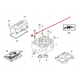 F926202210400 head screw m14 x 140
