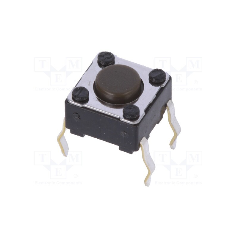 5 pcs x ALPS - SKHHALA010 - Microswitch TACT, SPST, Pos: 2, 0.05A/12VDC, THT, 1.6N, 6x6x3.5mm