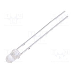 1 pcs x OPTOSUPPLY - OSY5PA3131A - LED, 3mm, yellow, 4200÷5000mcd, 30°, Front: convex, 1.8÷2.6V