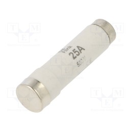 1 pcs x ETI POLAM - 2311107 - Fuse: fuse, quick blow, 25A, 500VAC, 500VDC, ceramic, DI, D