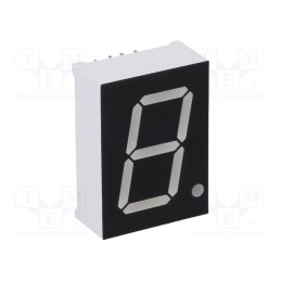 1 pcs x OPTO Plus LED - OPD-S8022G-BW - Display: LED, 7-segment, 20.4mm, 0.8', No.char: 1, green, 8mcd, anode