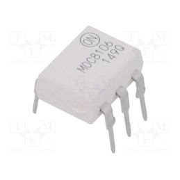 1 pcs x ONSEMI - MOC8106M - Optocoupler, THT, Ch: 1, OUT: transistor, Uinsul: 4.17kV, Uce: 70V