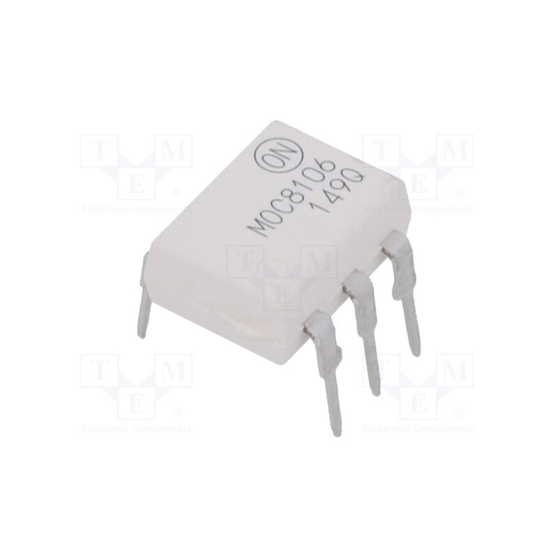 1 pcs x ONSEMI - MOC8106M - Optocoupler, THT, Ch: 1, OUT: transistor, Uinsul: 4.17kV, Uce: 70V