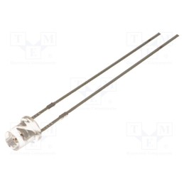 1 pcs x OPTOSUPPLY - OSR5PA34E1A - LED, 3mm, red, 750÷1000mcd, 140°, Front: flat, 1.8÷2.6V