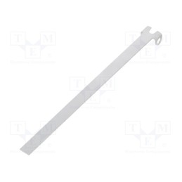 5 pcs x ZF - 6141234 - Straight lever, 57mm, DC series, Colour: silver, DC