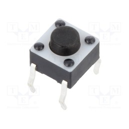 5 pcs x E-SWITCH - TL1105AF160Q - Microswitch TACT, SPST-NO, Pos: 2, 0.05A/12VDC, THT, 1.57N, 6x6x4mm