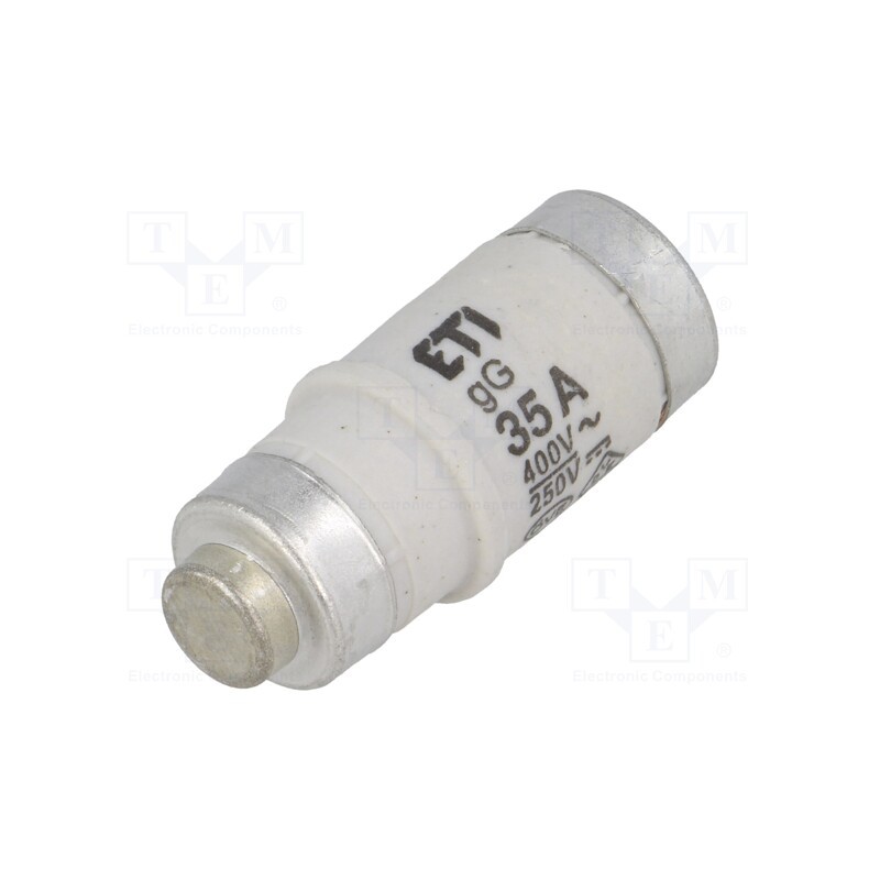 1 pcs x ETI POLAM - 2212003 - Fuse: fuse, gG, 35A, 400VAC, 250VDC, ceramic, D02, D0
