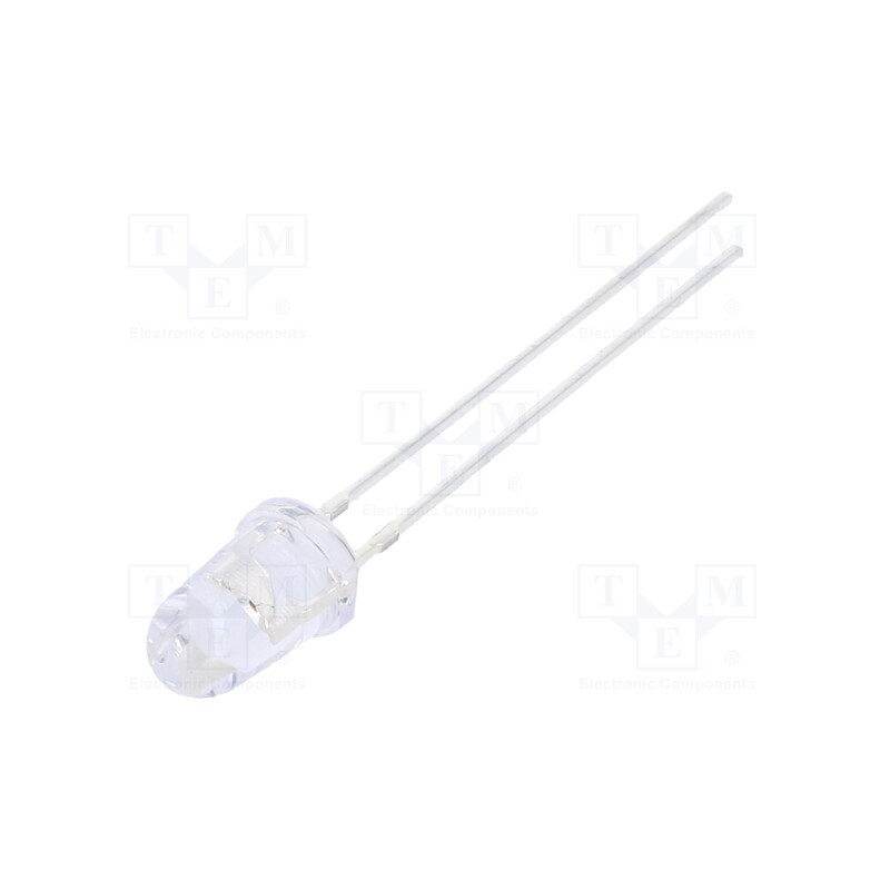 1 pcs x OPTOSUPPLY - OSY5PA6231A - LED, 5mm, yellow, 5800÷7000mcd, 30°, Front: convex, 2.1÷2.6V, 78mW