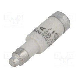 1 pcs x ETI POLAM - 2211001 - Fuse: fuse, gG, 2A, 400VAC, 250VDC, ceramic, D01, D0