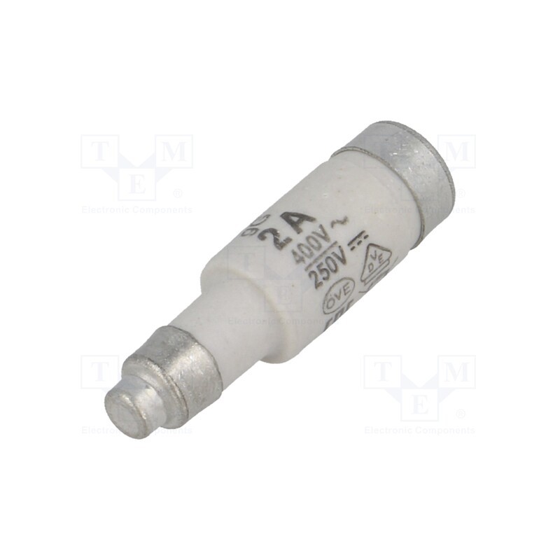 1 pcs x ETI POLAM - 2211001 - Fuse: fuse, gG, 2A, 400VAC, 250VDC, ceramic, D01, D0