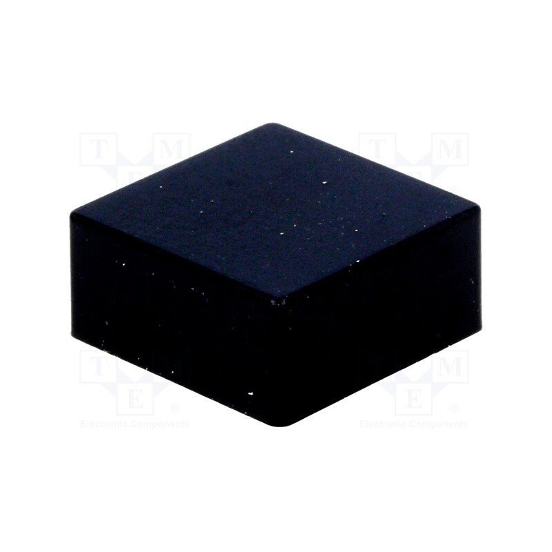 5 pcs x OMRON OCB - B32-1310 - Button, push-in, 5.5mm, -25÷70°C, square, black, 12x12mm