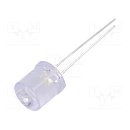 1 pcs x OPTOSUPPLY - OSM5DKA6A1A - LED, 10mm, white warm, 1560÷2180mcd, 100°, Front: flat, 2.7÷3.4V