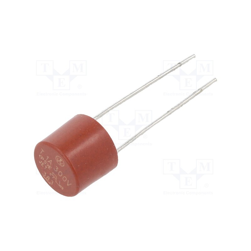 1 pcs x LITTELFUSE - 38311000000 - Fuse: fuse, time-lag, 1A, 300VAC, TR5