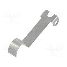 5 pcs x ZF - 6141237 - Lever with roller simulation, 19mm, DC series, Colour: silver, DC