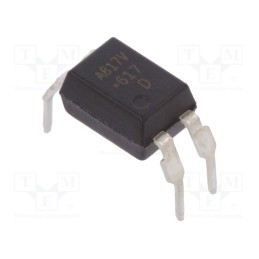 2 pcs x BROADCOM (AVAGO) - HCPL-817-W6DE - Optocoupler, THT, Ch: 1, OUT: transistor, Uinsul: 5kV, Uce: 70V, DIP4