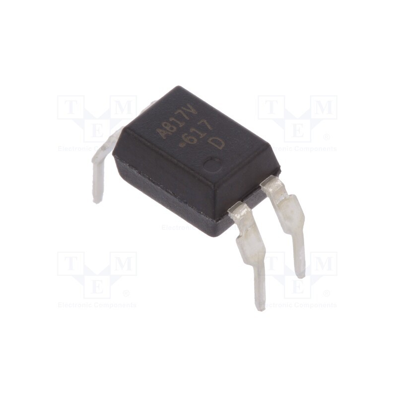 2 pcs x BROADCOM (AVAGO) - HCPL-817-W6DE - Optocoupler, THT, Ch: 1, OUT: transistor, Uinsul: 5kV, Uce: 70V, DIP4