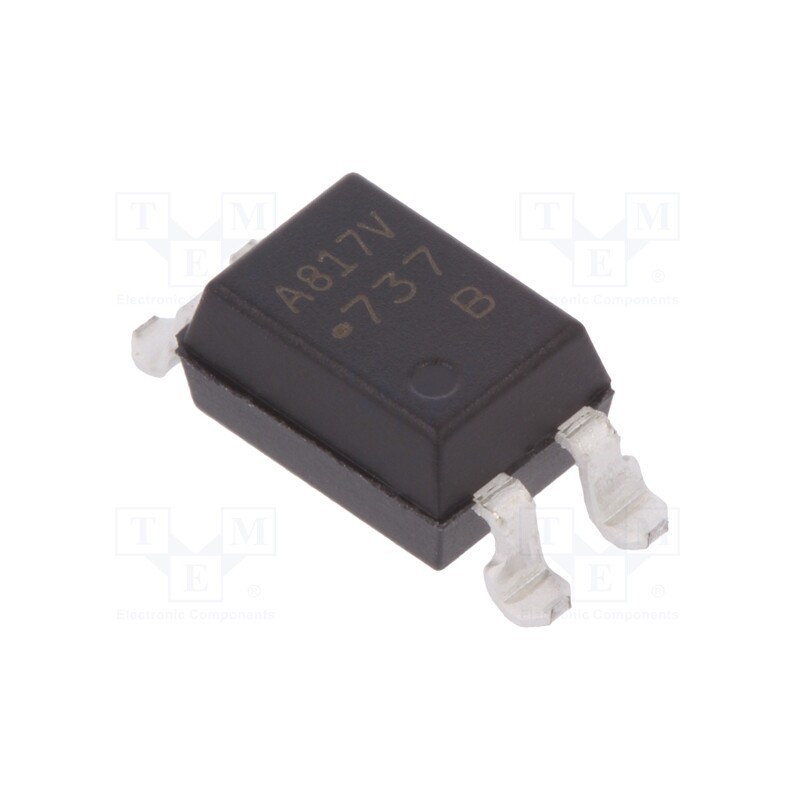 2 pcs x BROADCOM (AVAGO) - HCPL-817-36BE - Optocoupler, SMD, Ch: 1, OUT: transistor, Uinsul: 5kV, Uce: 70V