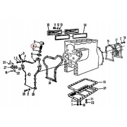 Spring under the oil filler cover 950204 c 360