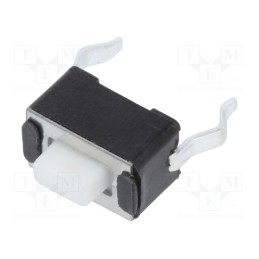 3 pcs x TE Connectivity - 1825965-1 - Microswitch TACT, SPST-NO, Pos: 2, 0.05A/24VDC, THT, none, OFF-(ON)