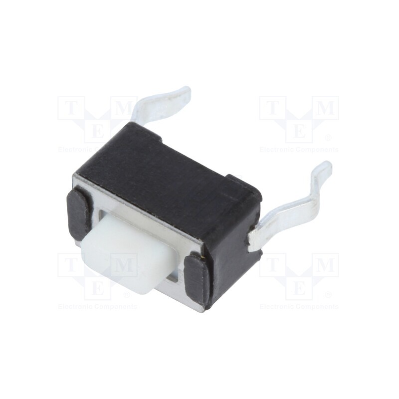 3 pcs x TE Connectivity - 1825965-1 - Microswitch TACT, SPST-NO, Pos: 2, 0.05A/24VDC, THT, none, OFF-(ON)