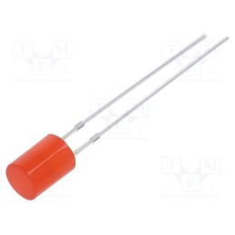 1 pcs x OPTOSUPPLY - OSR5PA5GE4B - LED, 5mm, red, 330÷500mcd, 140°, Front: flat, 2.1÷2.6V, No.of term: 2