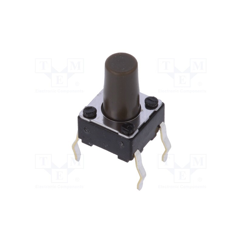 5 pcs x ALPS - SKHHAPA010 - Microswitch TACT, SPST, Pos: 2, 0.05A/12VDC, THT, 1.6N, 6x6x3.5mm