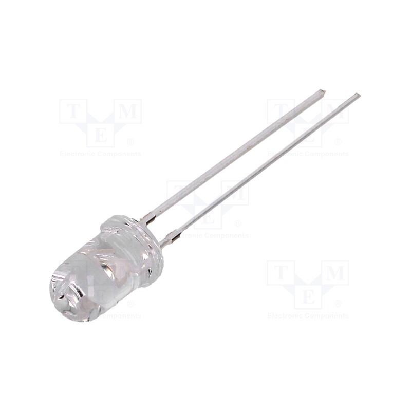 1 pcs x OPTOSUPPLY - OSY5PMA5A31-ST - LED, 5mm, yellow, 10000mcd, 30°, Front: convex, 1.8÷2.4V