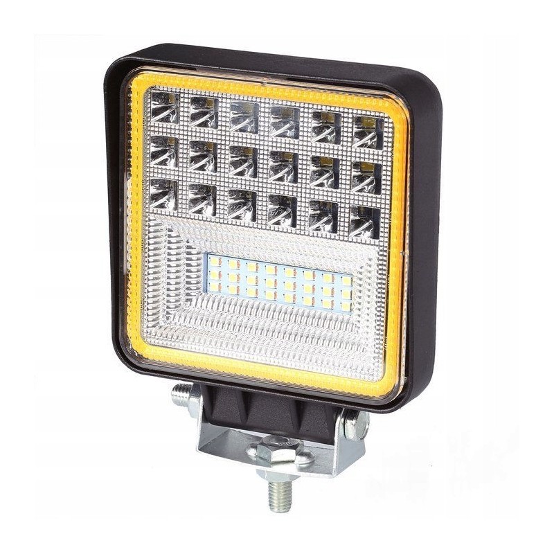 LED work lamp 126w dual color combo 42 smd