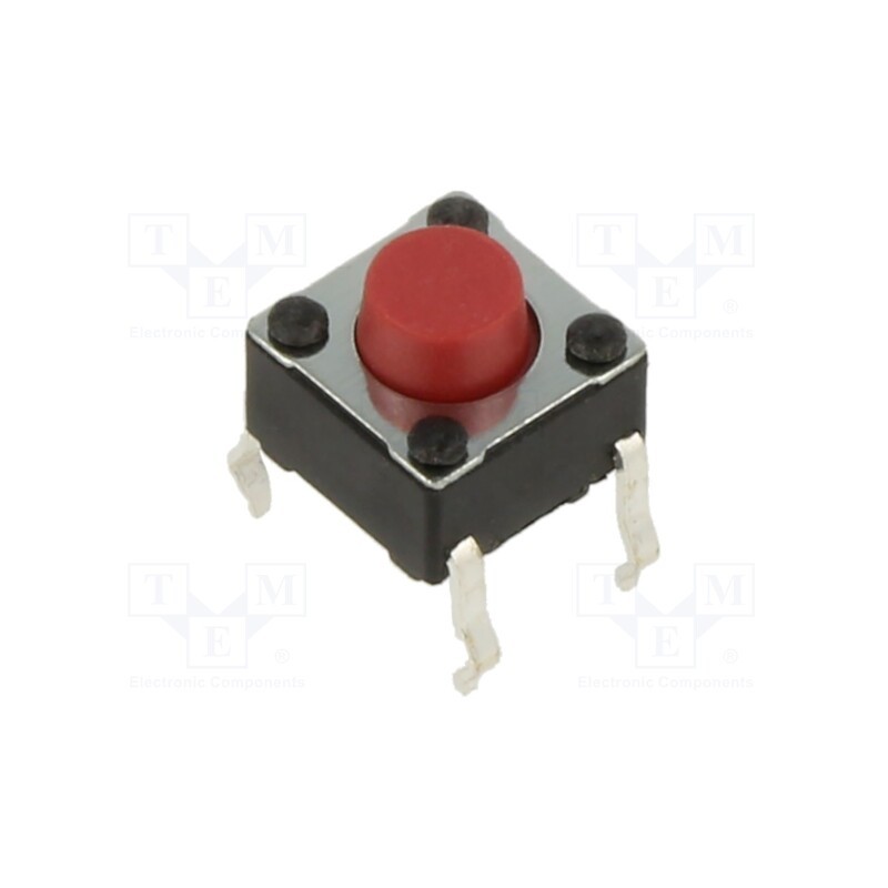 10 pcs x C&K - PTS645SK50-2 LFS - Microswitch TACT, SPST-NO, Pos: 2, 0.05A/12VDC, THT, none, 2.6N
