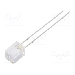 1 pcs x OPTOSUPPLY - OSR5PA7NE1B - LED, rectangular, 5x5x7mm, red, 750÷1000mcd, 140°, Front: flat, 20mA