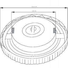 Fuel filler cap 01216254 04340415
