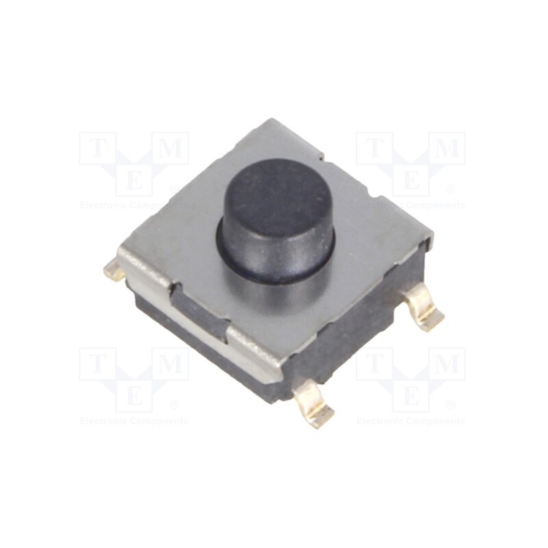 5 pcs x OMRON OCB - B3FS-1010 - Microswitch TACT, SPST-NO, Pos: 2, 0.05A/24VDC, SMT, none, 0.98N