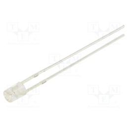 1 pcs x OPTOSUPPLY - OSO5JA3FE1B-12V - LED, 3mm, orange, 68÷100mcd, 140°, Front: recessed, 12V, -30÷85°C