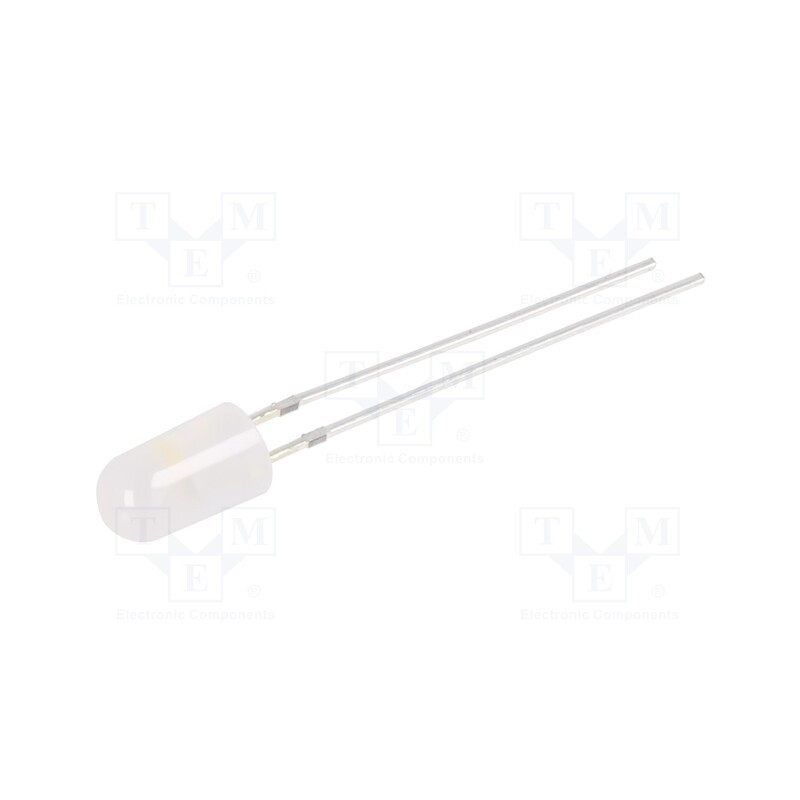 1 pcs x OPTOSUPPLY - OSM5DS5F62B - LED, 4.8mm, white warm, blinking, 1560÷2180mcd, 60°, 3/3.5/5V, 20mA