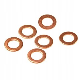 Copper gasket 8x14x1