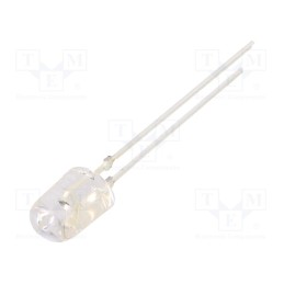 1 pcs x OPTOSUPPLY - OSR5PA4571D - LED, oval, 4.7x5.7mm, red, 4200÷5800mcd, 40/70°, Front: convex, 20mA