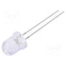 1 pcs x OPTOSUPPLY - OSB5DA8131A-1MA - LED, 8mm, blue, 1120÷1560mcd, 30°, Front: convex, 2.8÷3.4V, -30÷85°C