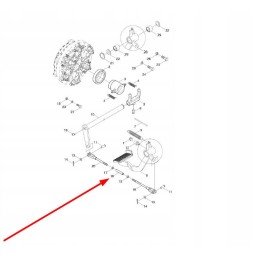 Te354 433 03 union nut m10 x 1 5 x 90