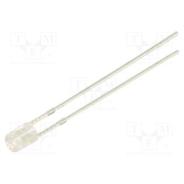 1 pcs x OPTOSUPPLY - OSR5JA3FE1B-12V - LED, 3mm, red, 68÷100mcd, 140°, Front: recessed, 12V, No.of term: 2