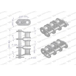 Pologniwo chain p06b 3 r3 3 8 warynski wp