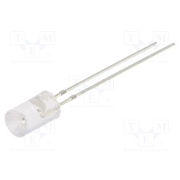 1 pcs x OPTOSUPPLY - OSY5JA5MC1B-12V - LED, 5mm, yellow, 100÷150mcd, 120°, Front: recessed, 12V, -30÷85°C