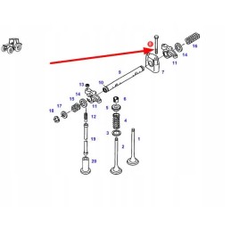 F524200410080 valve rocker screw