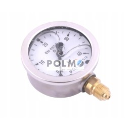 Glycerine manometer m63 0 40 bar bottom connection