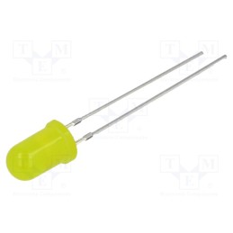 1 pcs x OPTOSUPPLY - OSY5JA5A34A-12V - LED, 5mm, yellow, 220÷330mcd, 30°, Front: convex, 15V, No.of term: 2