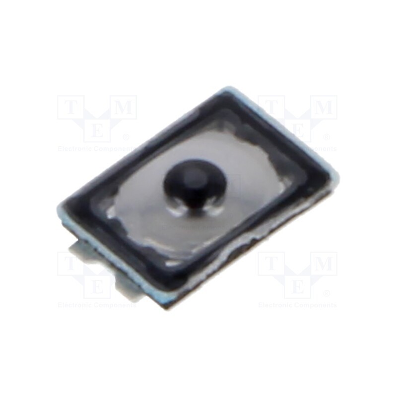 10 pcs x E-SWITCH - TL3780AF240QG - Microswitch TACT, SPST, Pos: 2, 0.05A/12VDC, SMD, none, 2.35N, round