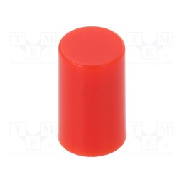 5 pcs x C&K - BTN KSC9 40 - Button, 15.4mm, red, KSC9
