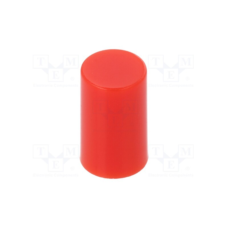 5 pcs x C&K - BTN KSC9 40 - Button, 15.4mm, red, KSC9